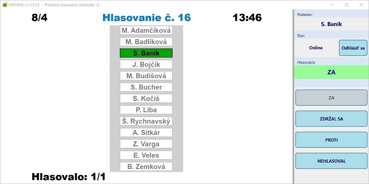 online hlasovanie